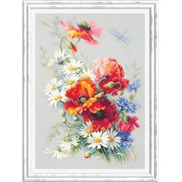 Magic Needle - Poppies and Daisies