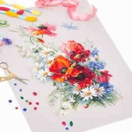 Magic Needle - Poppies and Daisies