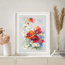 Magic Needle - Poppies and Daisies