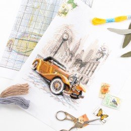 Magic Needle - Retro Style. New York