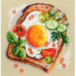 Magic Needle - Tostada de huevos fritos