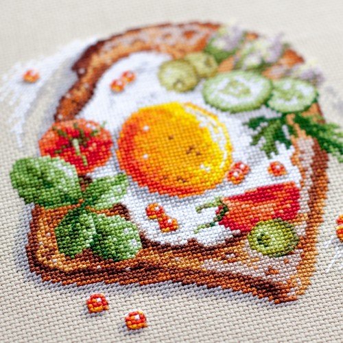 Magic Needle - Tostada de huevos fritos