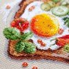 Magic Needle - Tostada de huevos fritos