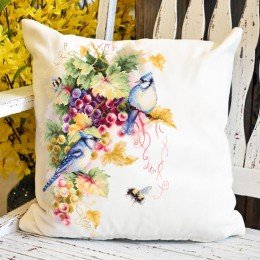 Magic Needle - Arrendajo azul y uvas