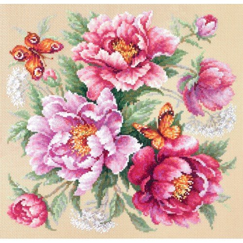 Magic Needle - Magia floral. Peonías
