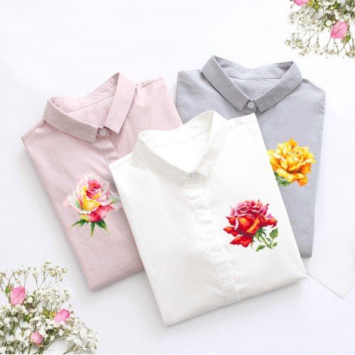 Magic Needle - Rosa en flor