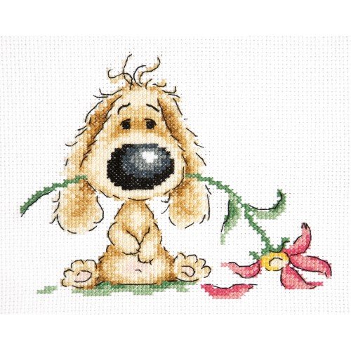 Magic Needle - Cachorro y flor