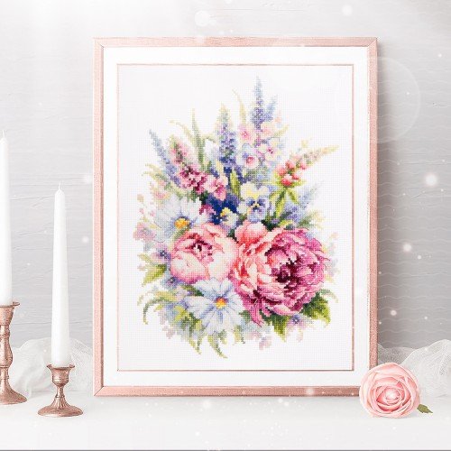 Magic Needle - Ramo con Peonias