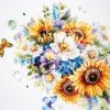 Magic Needle - Ramo con Girasoles