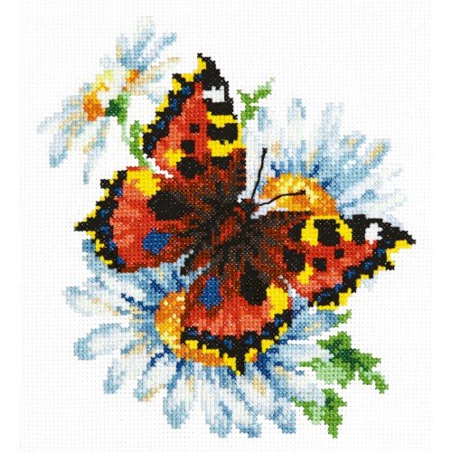 Magic Needle - Mariposa y margaritas