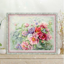 Magic Needle - Peonies and Hydrangeas