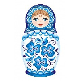 MP Studia - Matryoshka. Gzhel painting