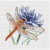MP Studia - Dragonfly and cornflower