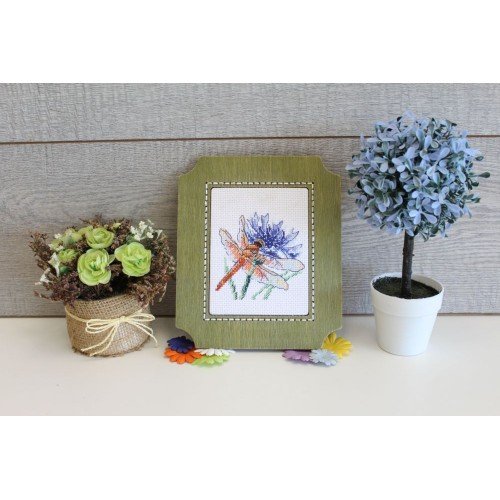 MP Studia - Dragonfly and cornflower