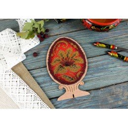 MP Studia - Huevo de cuentas - Pintura Khokhloma