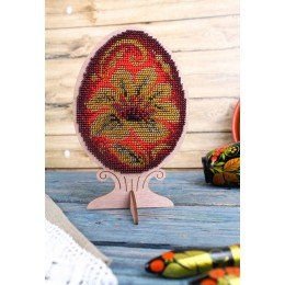 MP Studia - Huevo de cuentas - Pintura Khokhloma