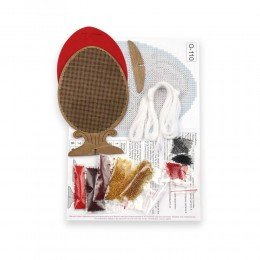 MP Studia - Huevo de cuentas - Pintura Khokhloma