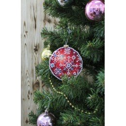 MP Studia - Decoración del árbol de Navidad Invierno Rubí