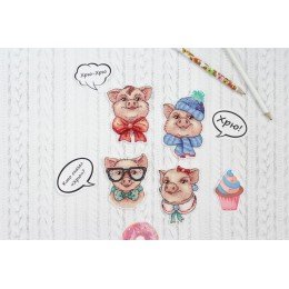 MP Studia - Simpáticos cerditos. Imanes