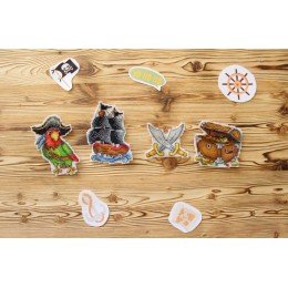 MP Studia - Barco pirata. Imanes