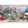 MP Studia - Christmas tree decoration Cat with a garland