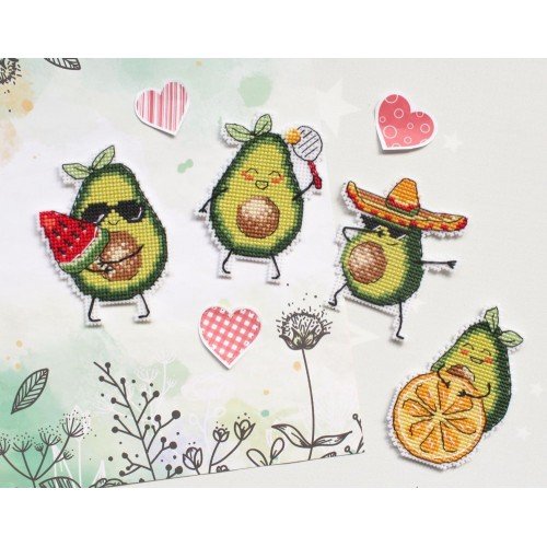 MP Studia - Avocado. Magnets