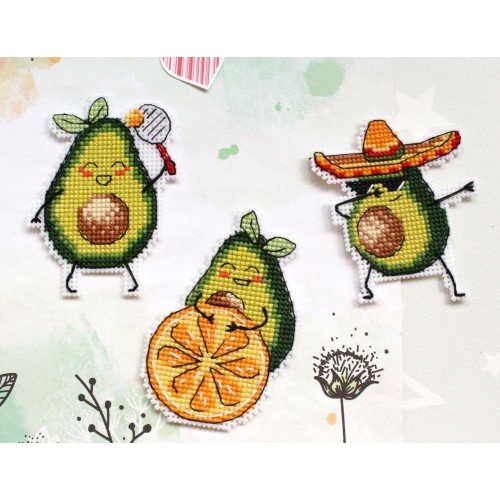 MP Studia - Avocado. Magnets