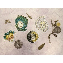 MP Studia - Magnets. venetian masks