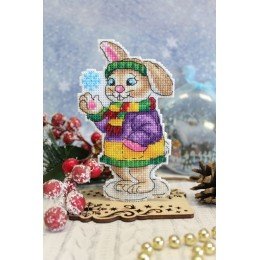 MP Studia - Conejito con un copo de nieve