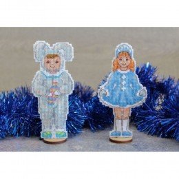 MP Studia - Año nuevo. Chica copo de nieve