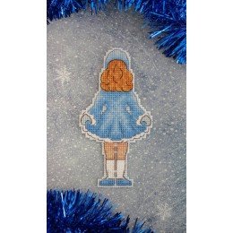 MP Studia - Año nuevo. Chica copo de nieve