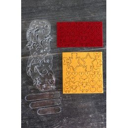 MP Studia - Árbol de Navidad con regalos (set de 3 escenas + soporte)