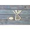 Wooden stand for decorating - Masha and the bear