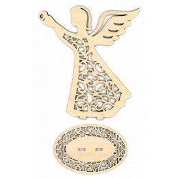 Wooden stand for decorating - Angel