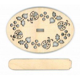 Wooden stand for decorating - The turnip
