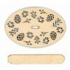 Wooden stand for decorating - Kolobok