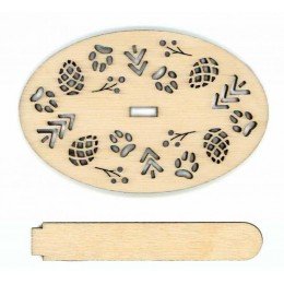 Wooden stand for decorating - Kolobok