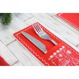 MP Studia - Motivos navideños. Juego de cubiertos para servir 4 uds.