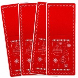 MP Studia - Motivos navideños. Juego de cubiertos para servir 4 uds.