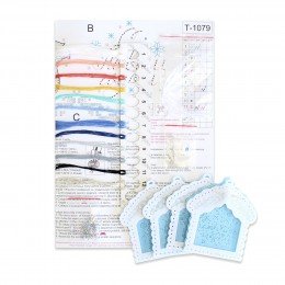 MP Studia - Casitas para el árbol de Navidad (lote de 2)