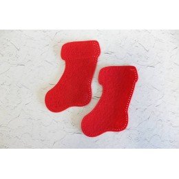 MP Studia - Calcetín de fieltro navideño Hola del muñeco de nieve