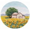Oven - Miniature. Sunflowers