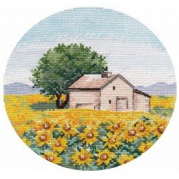 Oven - Miniature. Sunflowers