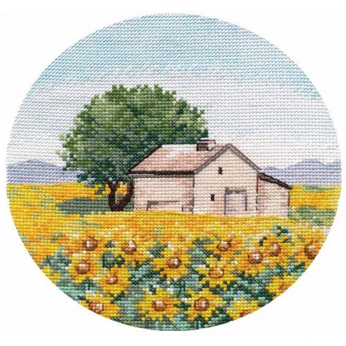 Oven - Miniature. Sunflowers