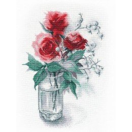 Oven - Rosas y snowberry