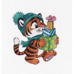 Oven - Tiger with gifts