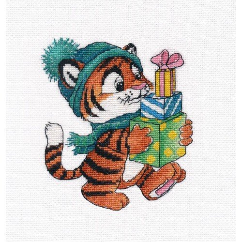 Oven - Tiger with gifts