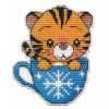 Oven - Tiger in a cup. Magnet