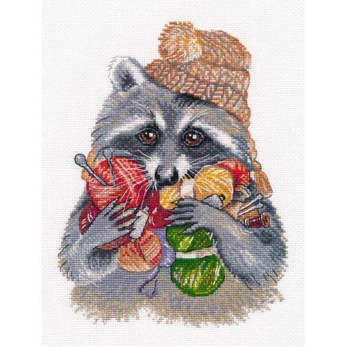 Oven - Raccoon needleworker