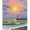 Oven - Lighthouse and Seagulls